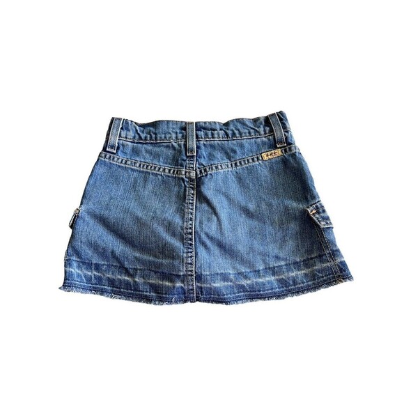 Levi Strauss Signature Brand Blue Jean Skort Girls Size Small 6-6X - Picture 4 of 7